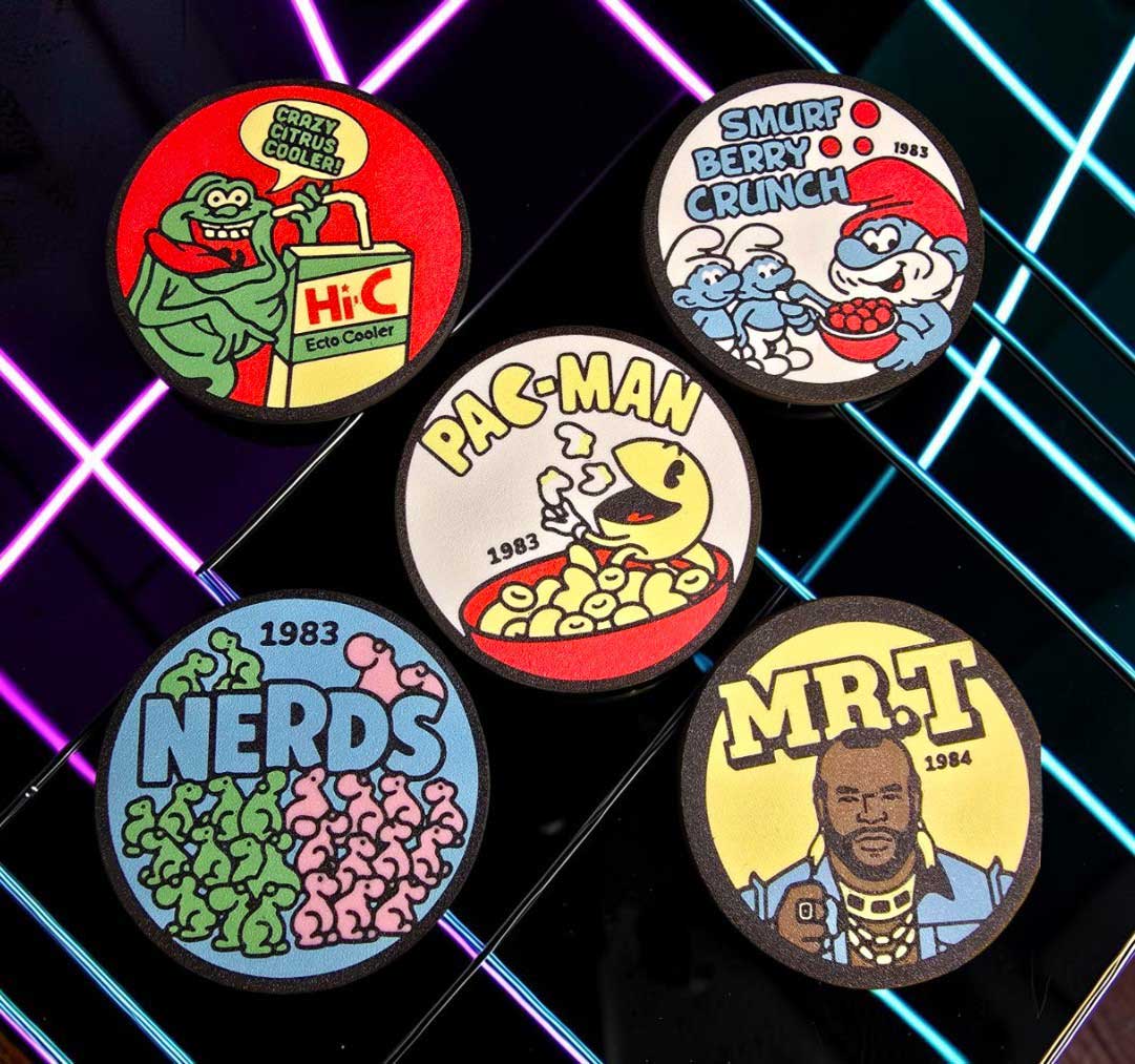 The Saturday Morning Sugar Rush Coaster Set (with Holder!)