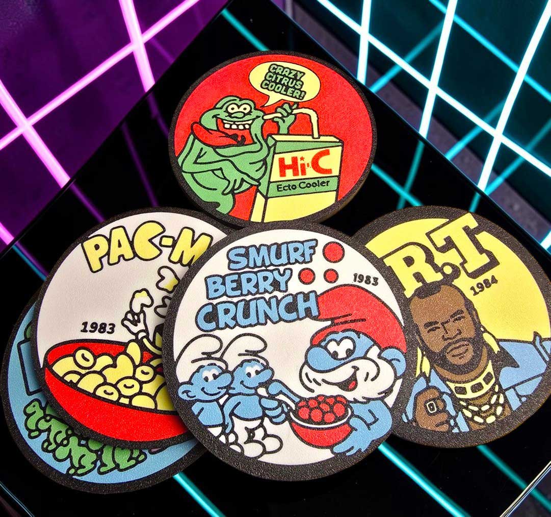 The Saturday Morning Sugar Rush Coaster Set (with Holder!)