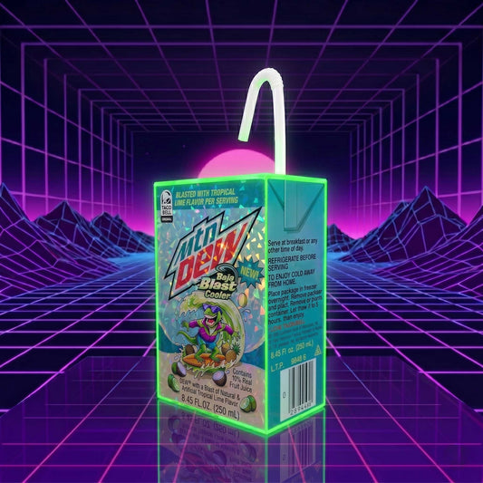 Baja Blast Refractor Oversized Juice Box Prop