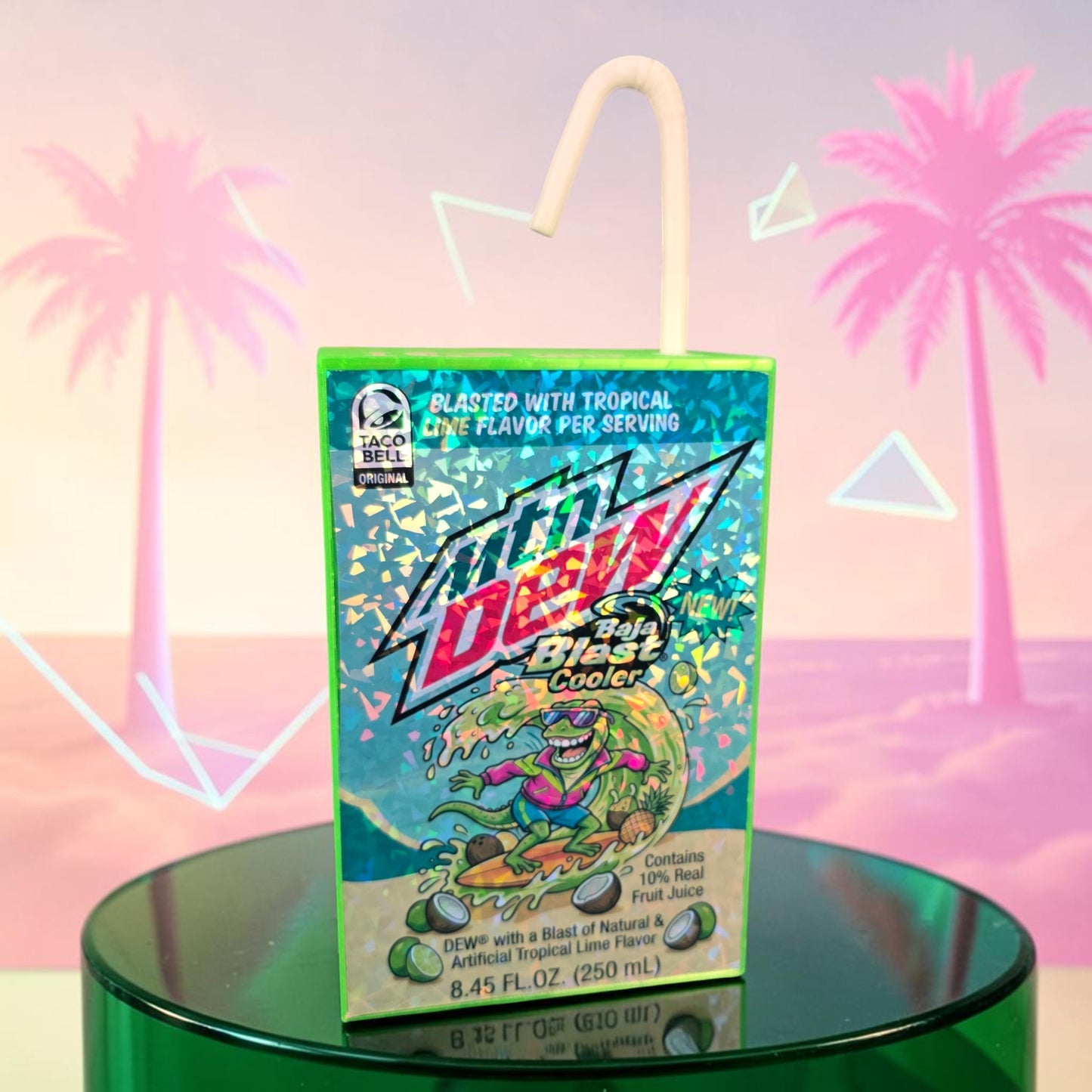 Baja Blast Refractor Oversized Juice Box Prop
