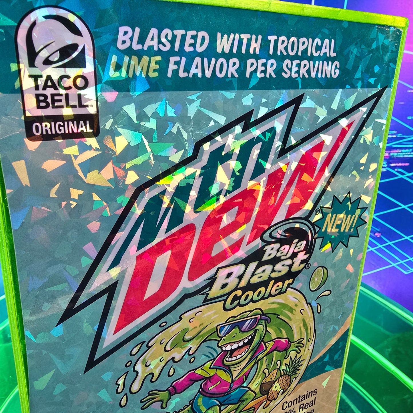 Baja Blast Refractor Oversized Juice Box Prop